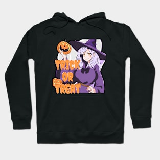 Trick or treat with Witch Anime character Hoodie